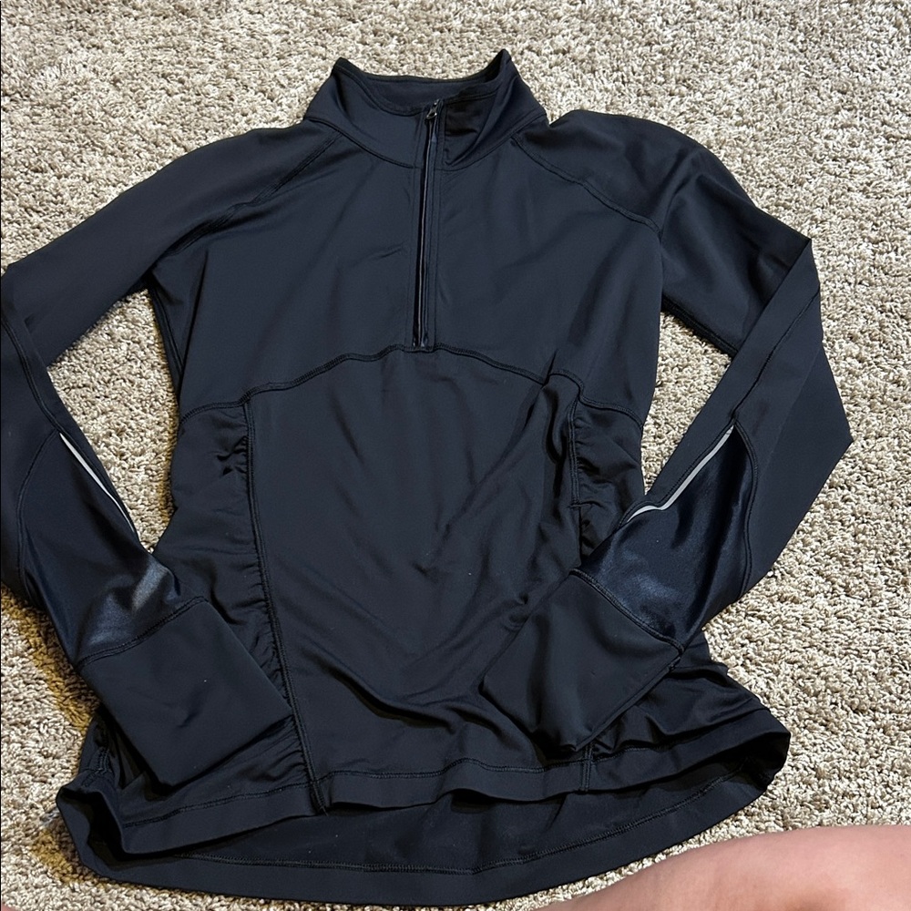 lululemon athletica Black Quarter-Zip Sweatshirt